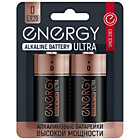 Батарейка ENERGY Ultra Alkaline LR20/2B